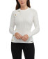 Фото #1 товара Women's Long Sleeve Top with Snap Buttons