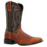 Фото #2 товара Durango Westward Western Square Toe Cowboy Mens Black, Brown Casual Boots DDB03
