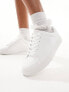 ASOS DESIGN Drama trainers in white