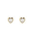 HAN: Crystal Heart Earrings For Women