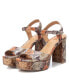 Фото #2 товара Women's Heeled Platform Sandals by