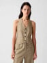 Фото #1 товара Linen-Cotton Halter Vest