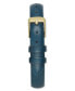 Women's Blue Strap Watch 36mm Gift Set, Created for Macy's