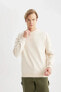 Erkek Krem Sweat - C2207ax/bg700