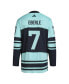 Фото #2 товара Men's Jordan Eberle Light Blue Seattle Kraken Reverse Retro 2.0 Authentic Player Jersey