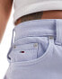 Tommy Jeans Mom Raw Hem Denim Shorts in Blue Grey СЕРО-СИНИЙ, W32 - фото #8