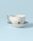 Фото #6 товара Butterfly Meadow Porcelain Cup and Saucer Set