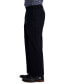 Фото #2 товара Men's Premium Classic-Fit Wrinkle-Free Stretch Elastic Waistband Dress Pants