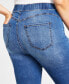 ფოტო #5 პროდუქტის Trendy Plus Size Curvy Pull-On Flare-Leg Jeans