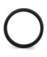 Фото #3 товара Stainless Steel Brushed Black IP-plated 8mm Edge Band Ring