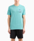 Men's Regular-Fit Gradient Box Logo Graphic T-Shirt