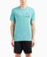 Фото #1 товара Men's Regular-Fit Gradient Box Logo Graphic T-Shirt