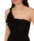 Women's Bow-Front One-Shoulder Dress