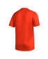 Фото #4 товара Men's Orange Miami Hurricanes Sideline AEROREADY Pregame T-shirt