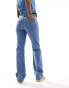 Stradivarius STR straight leg slouchy jean in medium blue BLAU, 42 - фото #5