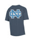 Фото #2 товара Men's Steel Distressed North Carolina Tar Heels Vintage-Like Logo T-shirt