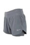 Фото #4 товара Шорты для бега 2-в-1 Nike Eclipse женские серые