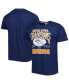 ფოტო #1 პროდუქტის Men's Navy Denver Broncos Super Bowl Classics Tri-Blend T-shirt