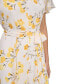 ფოტო #5 პროდუქტის Women's Textured Chiffon Ruffle-Hem Dress