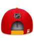 Men's Red, Yellow Calgary Flames Authentic Pro Rink Two-Tone Snapback Hat