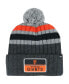 Фото #1 товара Men's Gray San Francisco Giants Stack Cuffed Knit Hat with Pom