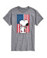 Фото #1 товара Hybrid Apparel Peanuts Flag Mens Short Sleeve Tee