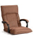 14-Position Floor Chair Lazy Sofa Adjustable Back Headrest Waist