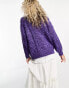 Фото #8 товара Obey flora knitted jumper in purple