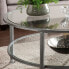 Фото #4 товара Brookford Metal and Glass Round Cocktail Table