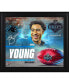 Фото #1 товара Bryce Young Carolina Panthers Facsimile Signature Framed 15" x 17" x 1" 2023 NFL Draft Day Collage