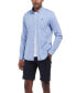 Фото #6 товара Men's Nelson Tailored-Fit Solid Button-Down Shirt
