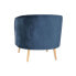 Фото #2 товара Кресло DKD Home Decor Голубой Натуральный Велюр Дерево Металл 78 x 78 x 78 см