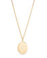 Isla Initial Oval Locket Necklace - фото #1