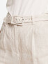 Фото #3 товара & Other Stories belted linen trousers in beige