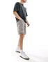 Фото #1 товара Liquor N Poker oversized textured short in washed black