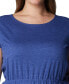 Фото #5 товара Plus Size Pacific Haze™ Short-Sleeve T-Shirt Dress, Created for Macy's
