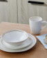 Clara 16 Pc. Dinnerware Set, Service for 4