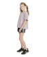 ფოტო #4 პროდუქტის Big Girls Short Sleeve Loose Box T-shirt