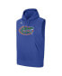 Men's Royal Florida Gators Logo Performance Sleeveless Pullover Hoodie