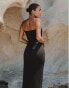 Фото #3 товара 4th & Reckless x Luana Barron emily crochet maxi bandeau beach dress in black