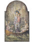 Фото #1 товара Wood Wall Decor with Vintage-Like Mary and Angels Image, Multicolor