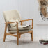 Фото #11 товара Кресло 67 x 73 x 84 cm Синтетическая ткань Бежевый Деревянный