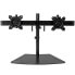 StarTech.com Dual-Monitor Stand - Horizontal - Black - Freestanding - 8 kg - 61 cm (24") - 100 x 100 mm - Height adjustment - Black