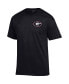 Men's Black Georgia Bulldogs Stack 2-Hit T-shirt M - фото #3