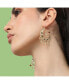 ფოტო #3 პროდუქტის Women's Gold Regal Drop Earrings
