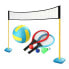 DEVESSPORT 3 In 1 Jumbo Outdoor Tennis Net