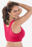 ფოტო #3 პროდუქტის Plus Size Front Close Wireless Posture Bra