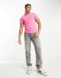 Hollister icon logo t-shirt in pink