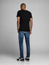 JJEBASIC V-NECK TEE 12059219 BLACK Men´s T-Shirt