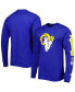 Фото #1 товара Men's Royal Los Angeles Rams Halftime Long Sleeve T-shirt